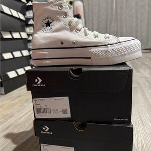 Women’s Converse High-Top Sneakers - White